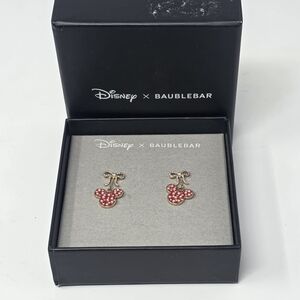 BaubleBar Disney Red and Gold Earrings